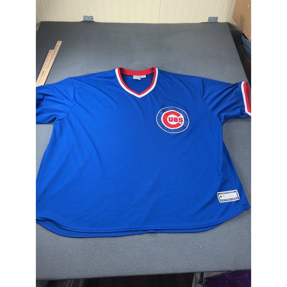 Chicago Cubs Jersey Mens 5XL Blue MLB Baseball Genuine Merchandise Polyester